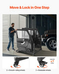 Jeep Door Storage Cart 4 Doors Moveable Rack Wrangler JK JKU JL
