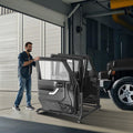 Jeep Door Storage Cart 4 Doors Moveable Rack Wrangler JK JKU JL