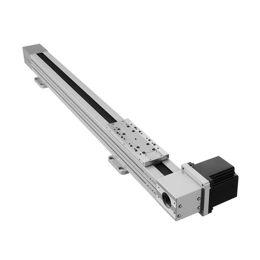 Linear Guide Rail, Belt Drive, CNC Linear Motion Stage Actuator, with Nema34 Stepper Motor, 600 mm Stroke Work Size, High Speed Motorized, for Engraving Machine, CNC Milling Machine, 3D Printer