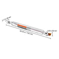 Laser Tube, 40W CO2 Laser Tube for Laser Engraver and Cutter Machine, 720 mm Length, 50 mm Diameter, Glass Laser Cutting Tube with TEM00 Beam Mode, for Wood Acrylic Fabric Leather Bamboo