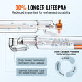 40W CO2 Laser Tube 720mm Glass TEM00 Engraver Cutter