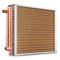 Heat Exchanger Water to Air 18x20 3-Row Copper 242 Fins