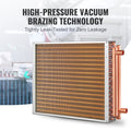 Heat Exchanger Water to Air 18x20 3-Row Copper 242 Fins
