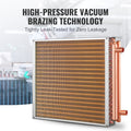 20x20 Heat Exchanger Water to Air 3-Row 242 Fins Copper
