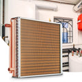 20x20 Heat Exchanger Water to Air 3-Row 242 Fins Copper