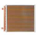 20x20 Heat Exchanger Water to Air 3-Row 242 Fins Copper