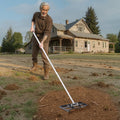 Lawn Leveling Rake 254x430mm 1980mm Adjustable Handle Golf Court