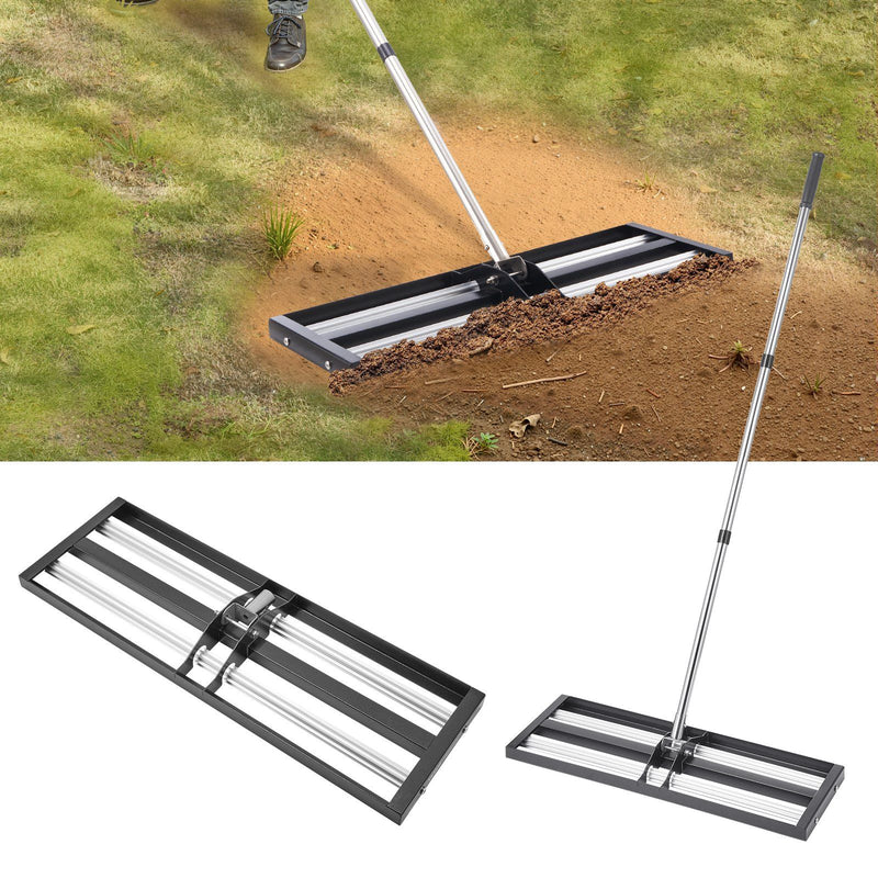 Lawn Leveling Rake 254x762mm Adjustable Handle 2130mm Garden