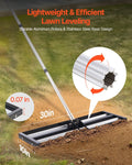 Lawn Leveling Rake 254x762mm Adjustable Handle 2130mm Garden