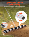 Lawn Leveling Rake 254mm 2130mm Adjustable Handle Yard Garden