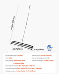 Lawn Leveling Rake 254mm 2130mm Adjustable Handle Yard Garden