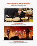 Cymbal Pack 3pc 35.5cm Hi-Hats 40cm Crash 50.5cm Ride Alloy