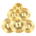 Cymbal Pack 6pc Drum Set 35.5cm Hi-Hat 40cm Crash Ride Splash