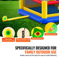Inflatable Bounce House 4.5x4.4x2m Jumping Bouncer Slide Blower
