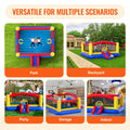 Inflatable Bounce House 4.5x4.4x2m Jumping Bouncer Slide Blower