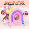 Inflatable Bounce House Trampoline 2.8x2.3m Kids Slide Blower