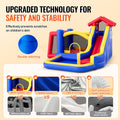 Inflatable Bounce House 3.3x3x2.3m Slide Blower Kids Trampoline