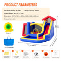 Inflatable Bounce House 3.3x3x2.3m Slide Blower Kids Trampoline
