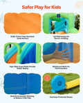 Inflatable Bounce House Water Slide 3.4m Castle Basketball Hoop Pool