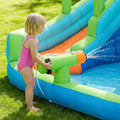 Inflatable Bounce House Water Slide 3.4m Castle Basketball Hoop Pool