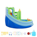 Inflatable Bounce House Water Slide 3.4m Castle Basketball Hoop Pool