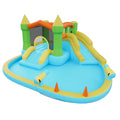 Inflatable Bounce House Water Slide 3.82x3.98m Basketball Pool Kids