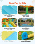Inflatable Bounce House Water Slide 3.82x3.98m Basketball Pool Kids
