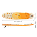 Inflatable Stand Up Paddle Board, 3.53m x 89cm x 15cm Wide Ultra-Light SUP Paddleboard, All Accessories Included, Pump, Paddle, Fin, Backpack, Ankle Leash, Strap, Non-slip Deck for Youth, Adults