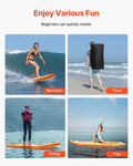 Inflatable SUP Paddleboard 3.53m with Pump Paddle Fin Backpack