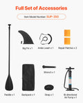 Inflatable SUP Paddleboard 3.53m with Pump Paddle Fin Backpack