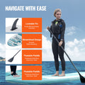VEVOR Inflatable Stand Up Paddle Board 152cm SUP w/ Pump Paddle Fin Bag