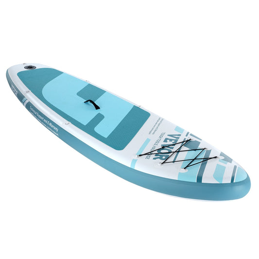 Inflatable Stand Up Paddle Board, 3230 x 838 x 152 mm SUP Paddleboard, with Board Accessories, Pump, Paddle, Fin, Phone Bag, Backpack, Ankle Leash, Repair Kit, Non-slip Deck for Youth & Adults