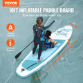 VEVOR Inflatable Stand Up Paddle Board 152cm SUP Paddleboard Pump Paddle