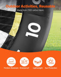 Inflatable Soccer Dart Board 2.5m Giant Kick Game 9 Balls