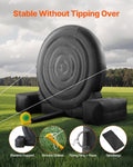 Inflatable Soccer Dart Board 2.5m Giant Kick Game 9 Balls