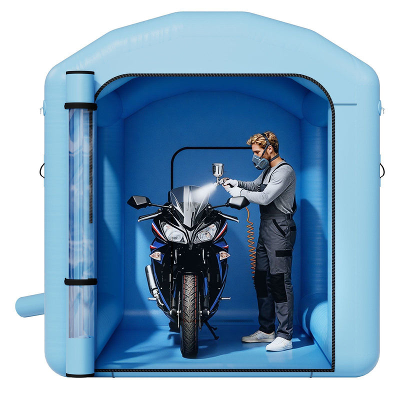Inflatable Paint Booth 3x2.5x2.5m 550W Blower Air Filter Spray