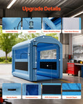 Inflatable Paint Booth 3x2.5x2.5m 550W Blower Air Filter Spray