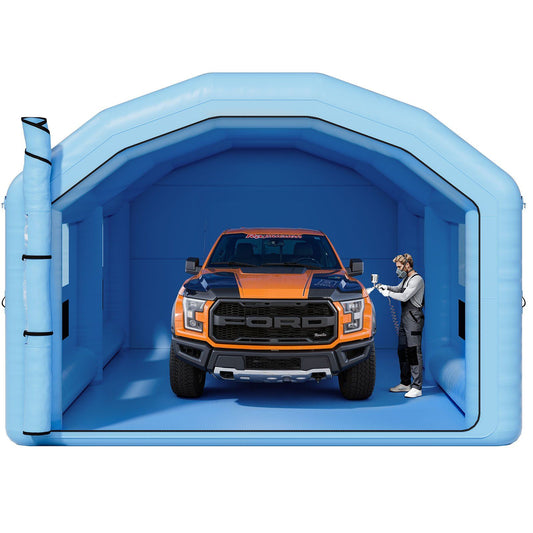 Inflatable Paint Booth 10x6x4m 950W 1100W Blower Car Truck