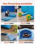 Inflatable Paint Booth 10x6x4m 950W 1100W Blower Car Truck