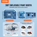 Inflatable Paint Booth 29.5x15.7x11.8ft 950W+750W Spray