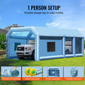 Inflatable Paint Booth 29.5x15.7x11.8ft 950W+750W Spray