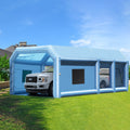 Inflatable Paint Booth 29.5x15.7x11.8ft 950W+750W Spray
