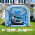 Inflatable Spray Booth Car Paint Tent 20x10x8ft Filter System 2 Blowers