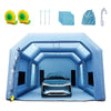 Inflatable Paint Booth, 10x6x4m Inflatable Spray Booth, High Powerful 950W+1100W Blowers Spray Booth Tent, Car Paint Tent Air Filter System for Car Parking Tent Workstation Motorcycle Garage