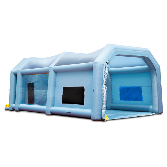 Inflatable Paint Booth 10x6x4m 950W+1100W Blower Spray Tent Car