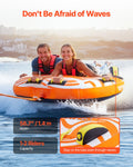 Inflatable Towable Tube 1-2 Riders Boating Water Sports