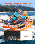 Inflatable Towable Tube 1-2 Riders Boating Water Sports