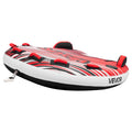 Towable Tube 3 Riders 231kg Capacity Inflatable Boat Tow with Fins