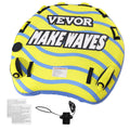 Inflatable Towable Tube 1-3 Riders 510lbs Nylon Boating Water Sport