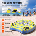 Inflatable Towable Tube 1-3 Riders 510lbs Nylon Boating Water Sport